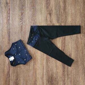 ZYIA Gold Moon Terrace Little Girls Crop and Leggings, size 4/5